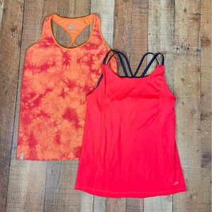Bloom C9 Champion XL Shelf Bra Tank Top Duo Bundle Workout Yoga Active Running